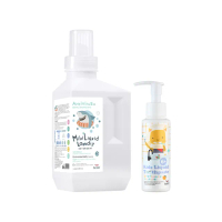 【Hallmark】Hokki 兒童木醣醇防蛀液態牙膏100ml 6歲以上(加 清除新冠/腸病毒洗衣精1000ml)