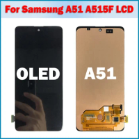 OLED LCD For Samsung A51 LCD Display Touch Screen Digitizer Assembly For Samsung A51 A515 A515F A515F/DS Display With Frame