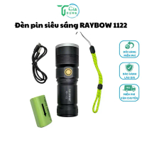 Đèn pin siêu sáng 1122, 5 chế độ sáng pin 6000mAh
