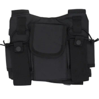 Ham Radio Hip Hop Front Pack West Wist Pouch Holster Vest Men Tactical chest rig bag for Wouxun Baofeng uv-5R UV-82 bf-888S