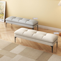新款入户换鞋凳轻奢科技布沙发凳情趣床尾凳卧室意式极简床边凳子
