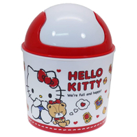 Hello Kitty 桌上型垃圾桶，垃圾筒/雜物桶/水桶/分類桶/資源回收桶/廚餘桶，X射線【C488260】