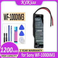 KiKiss Battery WF1000XM3 (14430 2 line) 1200mAh for Sony WF-1000XM3 Charging Case Bateria