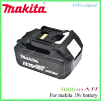 Makita Original 18V 5000mAh Lithium ion Rechargeable Battery 18v drill Replacement Batteries BL1860 BL1830 BL1850 BL1860B