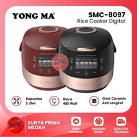 RICE COOKER DIGITAL YONG MA 2 LITER SMC-8097 GARANSI RESMI ( MEDAN )