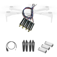 4DRC F10 GPS Drone Accessories Folding Quadcopter Replacement Spare Battery Propeller Motor Blade Set RC Helicopters Toy Parts