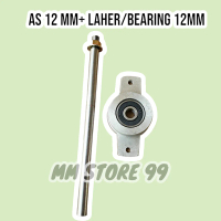 As 12mm Panjang 22.5 cm + Laher 12mm untuk Mesin Arumanis, Kualitas Tahan Lama dan Performa Optimal