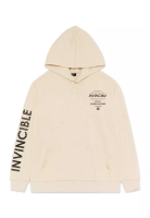 DRUM DRUM Invincible Hoodie- Off White