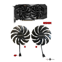 พร้อมส่งจากไทย พัดลมการ์ดจอ GIGABYTE   RTX2060 GTX1650 1660 1660s 1660Ti  (T129215SU) (85mm.)