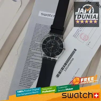 JAM TANGAN SWATCH - JAM SWATCH ORIGINAL SS08K103 SWATCH SS08K 103 BLACK CLASSINESS JAM TANGAN WANITA