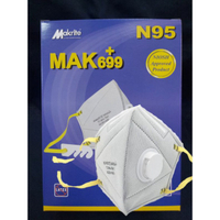 (非醫療)SEKURA 699+ 摺疊式N95口罩-帶氣閥+活性碳