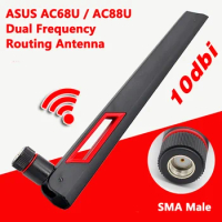 1PCS Original ASUS RT-AC68U AC88U Dual Band 2.4G 5.8G WIFI Signal Booster Router Antenna RP SMA Male Connector