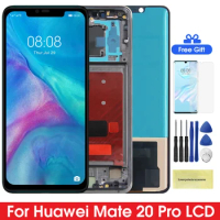 tft Display Screen with Frame for Huawei Mate 20 Pro, for Huawei Mate 20 Pro LYA-L09 LYA-L29 Lcd Display Touch Screen Assembly