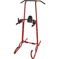 Power Tower - Dip Bar Pull Up Bar Station with Smart Workout App - Dip Bars for Home Workout - Up To 250 Lbs Weight Capacity