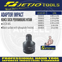 ADAPTOR IMPACT SAMBUNGAN KUNCI SOK ALL SIZE ORIGINAL PRODUK JETJO TOOLS 500851 = 1/2FX3/4M