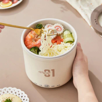 Mini Electric Rice Cooker Household Multicooker Steamer Single/Double Layer Rice Cooker Auto Rice Cooker Appliances for Kitchen