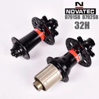 Novatec D791SB D792SB 32 Holes MTB Hub Mountain Bicycle Disc Hubs Novatec For D711SB D712SB Or D771SB D772SB 8 9 10 11 Speed