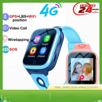 New Kids 4g Smart Watch GPS WiFi Phone Watch 1000mAh Video Call Tracker Location SOS Call Back Monitor Children Gifts Smartwatch