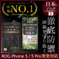 【INGENI徹底防禦】ASUS ROG Phone 5 / 5 Pro / Ultimate (ZS673KS) 全膠滿版 (晶細霧面黑邊) 保護貼 日規旭硝子玻璃保護貼