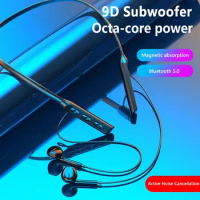 Olaf 9D Wireless Headphones Bluetooth 5.0 Earphones Magnetic Waterproof Sports Earbuds Blutooth Neckband In-Ear Headset