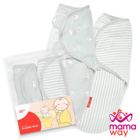 【mamaway 媽媽餵】蠶寶寶包巾組 2入-刺蝟寶寶