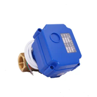 1" Electric ball valve, DC 12V Motorized valve (CR 01), DN25 Electric valve 2wires operation