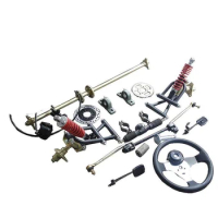 KARTING GO KART Front Suspension Structure Support Shock Absorbers Steering Swingarms Motorcycle Rear Axle