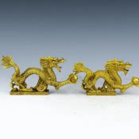 SCY 1030+++Pure Bronze Dragon and Han Dynasty zodiac sign