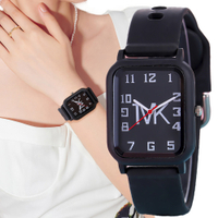 Fashion Ladies nd Watches Simplicity Square Digital TVK Women Quartz Watch Sports Silicone Dress Gift Clock Wristwatches