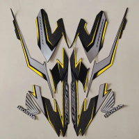 striping honda cb150r cb 150 r 2018 hitam lis kuning list body standar berkualitas termurah