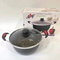 Panci kuah enamel