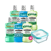 【Listerine 李施德霖】綠茶防蛀/薄荷漱口水/溫潤綠薄荷無酒精(500mlx6)