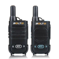 Socotran UHF Walkie Talkie Transceiver 2pcs BLT-H1 Mini Amateur Portable Two Way Radios with Scrambled VOX