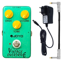 JOYO Vintage Overdrive Guitar Pedal JF-01 Classic Tube Screamer Overdrive Guitar Effect Pedal True Bypass Guitar Accessories