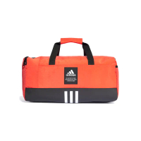【adidas 愛迪達】4ATHLTS DUF S 男款 女款 橘紅色 健身包 網布口袋 旅行袋 IR9763