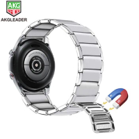 Stainless Steel Watch Band Strap for Samsung Galaxy Watch 3 4 45mm 46mm Magnetic Loop Watchband Strap Gear S3 22mm wristband