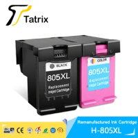 Tatrix for hp 805 805XL Premium Remanufactured Color Inkjet Ink Cartridge for HP DeskJet 1210/ 1212/2330/23322335/2720/2721/2722