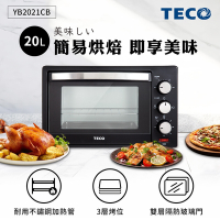 TECO東元 20L雙層玻璃烤箱 YB2021CB