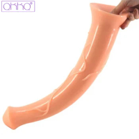 QKKQ Horse Dildo 17.2 Inch Long Dildo Giant Flesh Penis Big Dildo For Women Adult Animal Lesbian Vagina Anus Massage Sex Toys