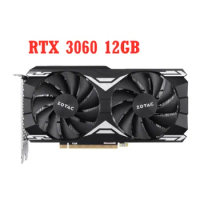 Used ZOTAC GeForce RTX 3060-12GD6 TianQI OC Graphic Cards RTX3060 12GB GPU For nVIDIA Video Card RTX 3060 12G Desktop Computer