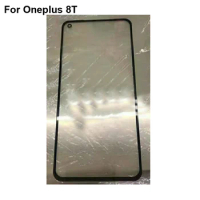 For Oneplus 8T KB2000 Front Outer Glass Lens Repair Touch Screen Outer Glass without Flex cable For One plus 8 T Oneplus8T
