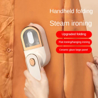 Mini Steam Iron For Clothes Portable Travel Steam Iron Small Handheld for Dry &amp; Wet Ironing Home Travel College EU Plug
