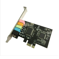 PC Komputer PCI-E8738 6 Saluran CMI8738 Audio Digital PCIE Kad Bunyi Penyesuai