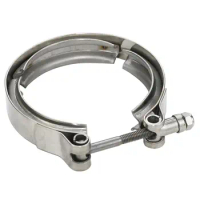 1.5" Stainless Steel 304 Normal V Band Clamp Turbo Exhaust Clamp Downpipe Intercooler Hose Pipe Clamp for Exhaust Pipe Flanges