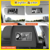 【Neighbor】 Cermin Sun visor Makeup mobil Mirror SunVisor Kaca Mobil Bahan Stainless Steel Anti Pecah