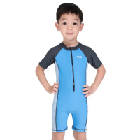 【TYR】短袖連身男童泳衣 5281424