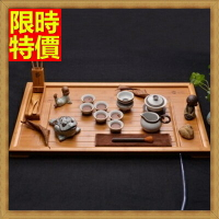原木茶盤-平板排水式竹制茶盤3款68ac4【獨家進口】【米蘭精品】