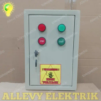 BOX PANEL INDOOR 20X30 DILENGKAPI PILOT LAMP DAN PUSH BUTTON - TANPA REL MCB