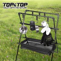 韓國TOP&amp;TOP 鋁合金三角置物架贈掛勾 置物架 掛架 瀝水架 曬碗 露營 (單層)