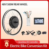 Electric Bike Conversion Kit 48V 1000W Rear Motor Wheel 20-29inch 700C Ebike Brushless Hub Motor for Electric Bike Motor